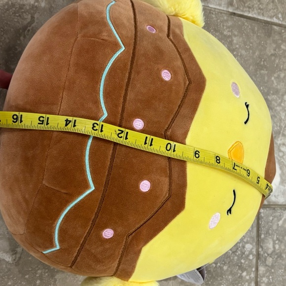 NEW Squishmallow 16” Aimee‎ The Chick In A Chocolate Easter Egg 2024 - Picture 7 of 7